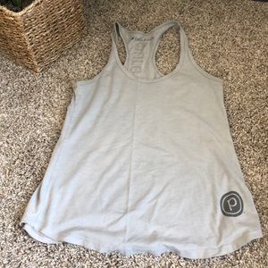 Pure barre racer tank